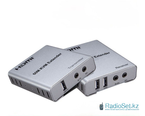 Удлинитель HDMI 60M KVM Extender With Audio